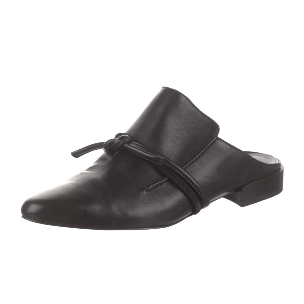 3.1 Phillip Lim Black Leather Mules